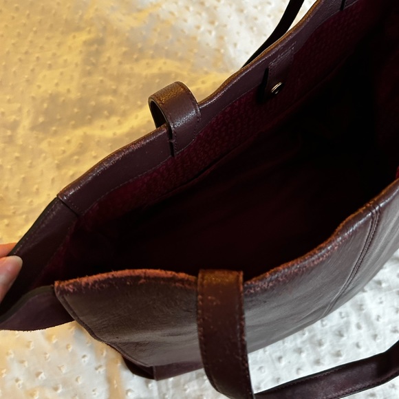 Kate Spade burgundy tote bag - Picture 6 of 10